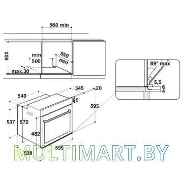 Электрический духовой шкаф Hotpoint-Ariston FI9 891 SH IX HA картинка 2